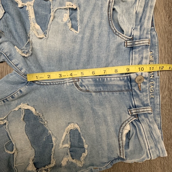 American Eagle Curvy High Rise Jegging Women's 8R Next Level Stretch Distressed - Picture 13 of 14